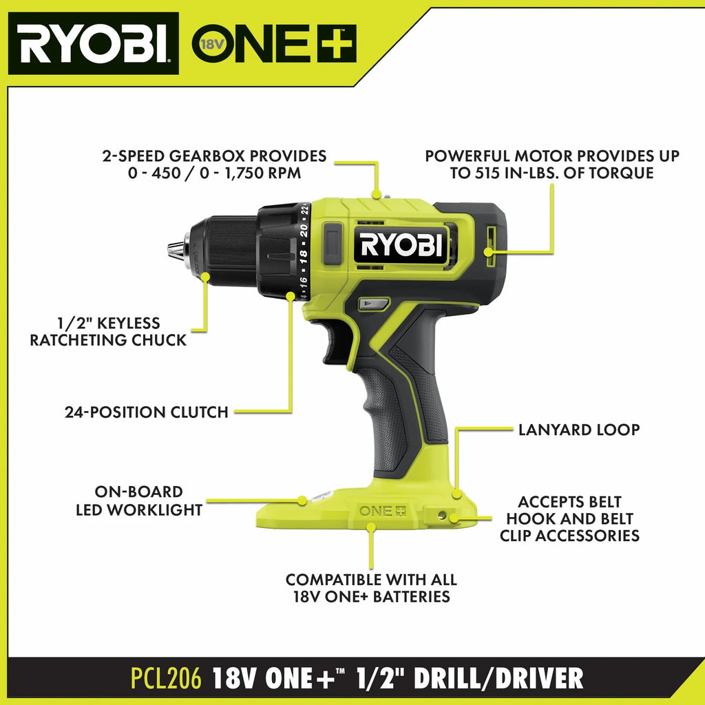18V Drill Driver & Impact Driver Kit