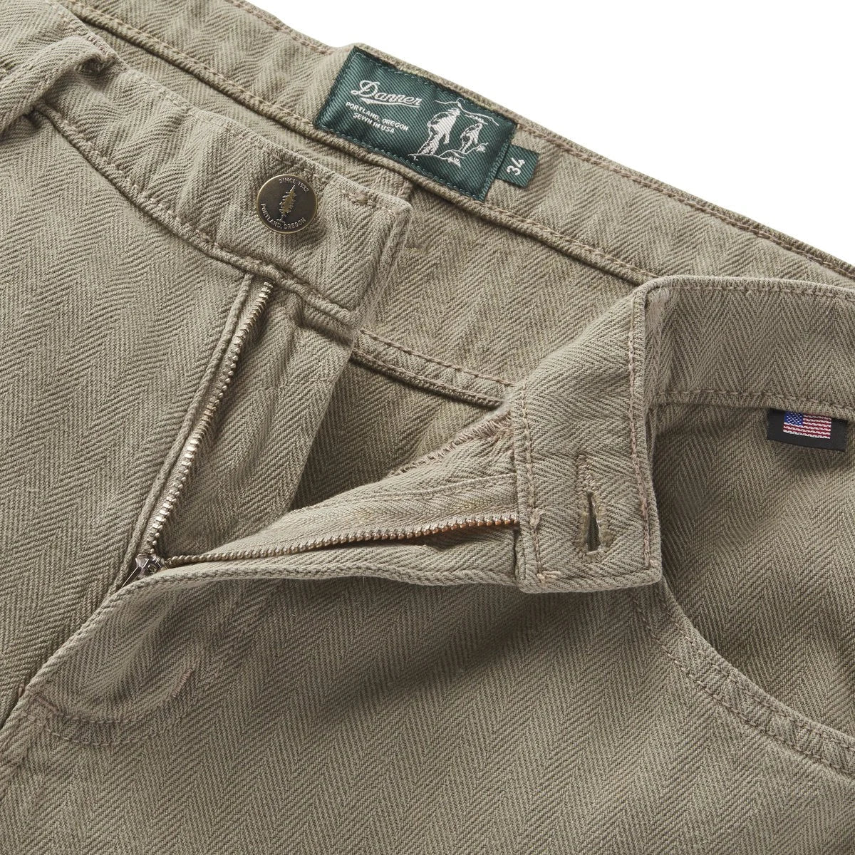 Men's Double-Knee Work Pants - Dusty Olive
