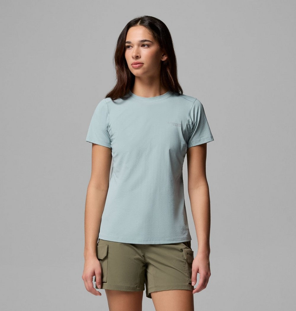 Women's Short-Sleeve Hiking Shirt - Blue