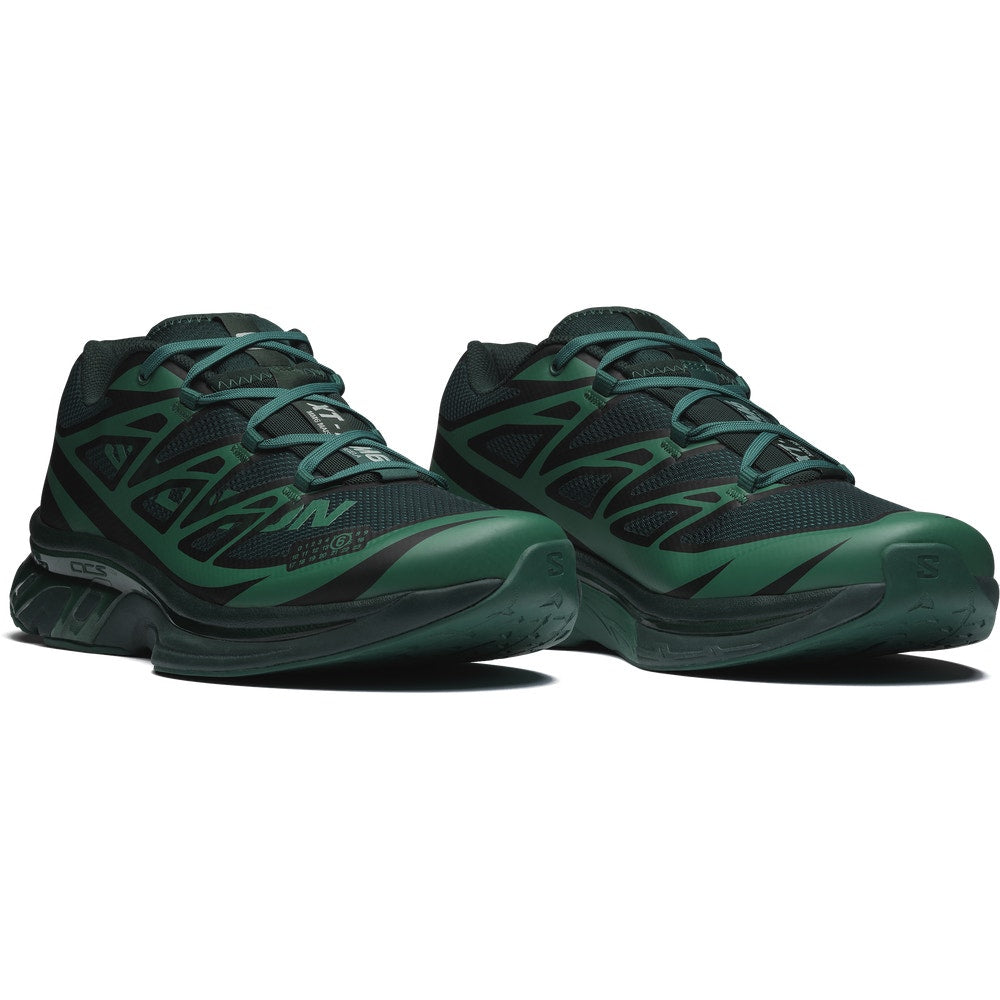 Layered Textile Sneaker - Green