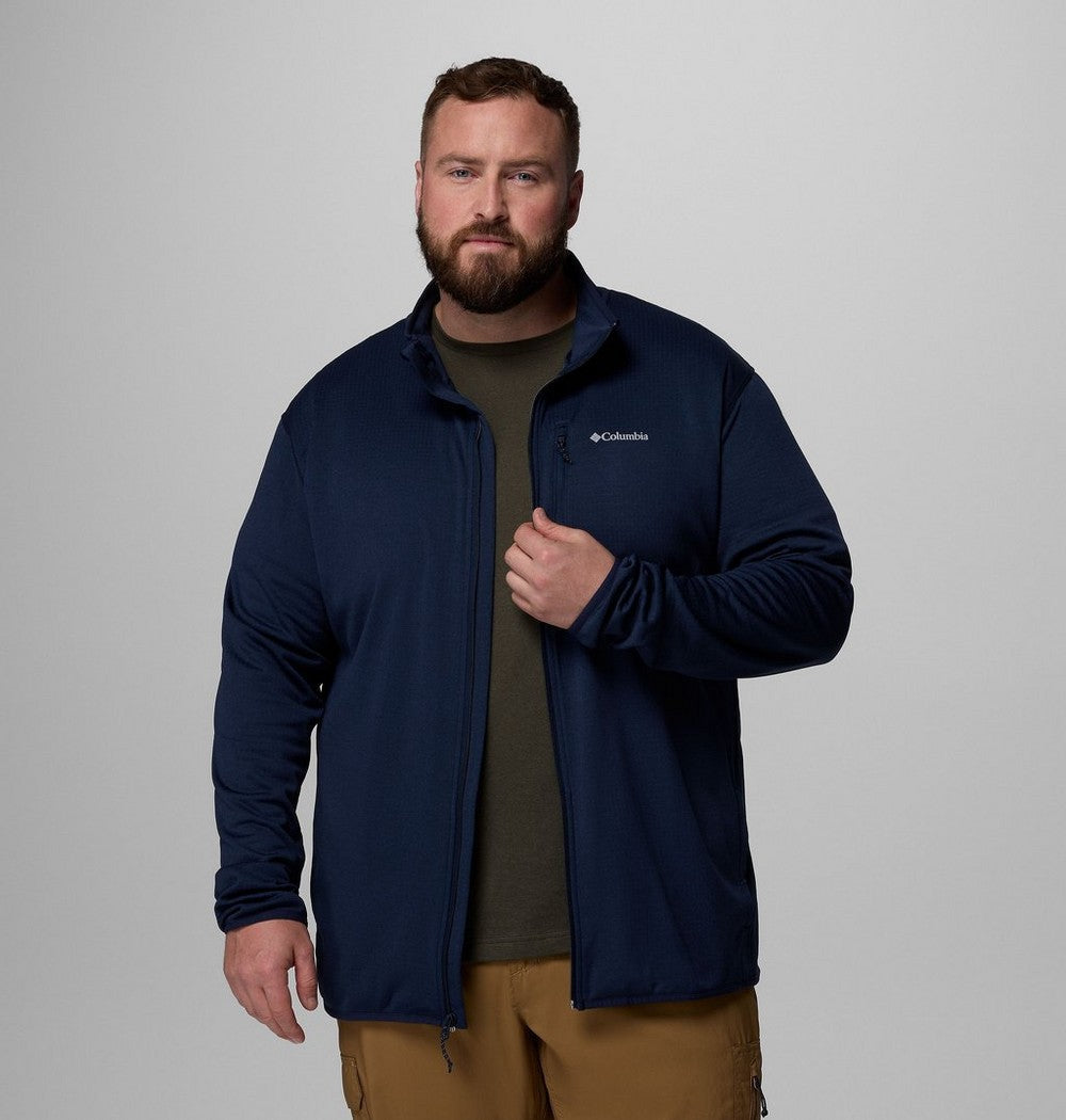 Men's Big Grid Fleece Full-Zip Jacket - Green