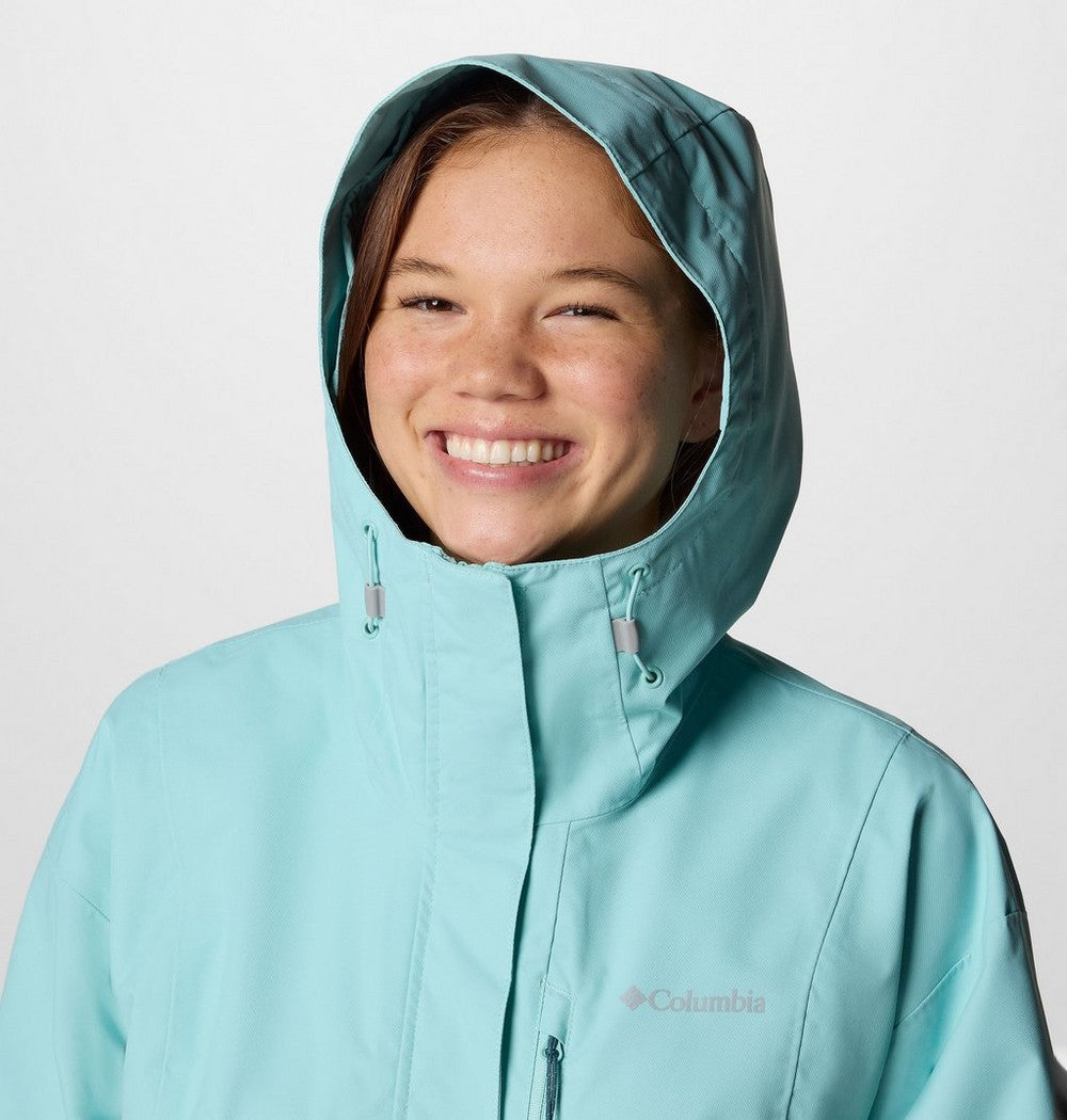 Women's Waterproof Rain Jacket - Coral