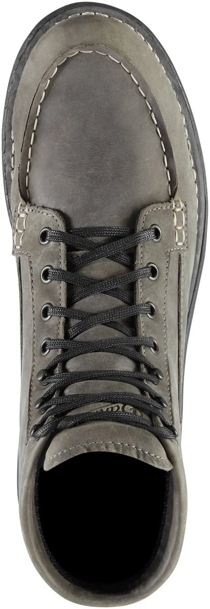 Men's 6-Inch Waterproof Moc Toe Boot - Charcoal