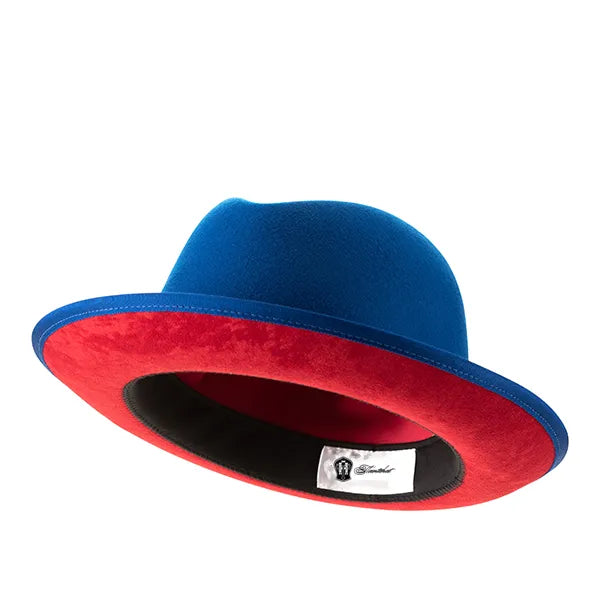 Classic Center-Creased Fedora-King (True Blue)