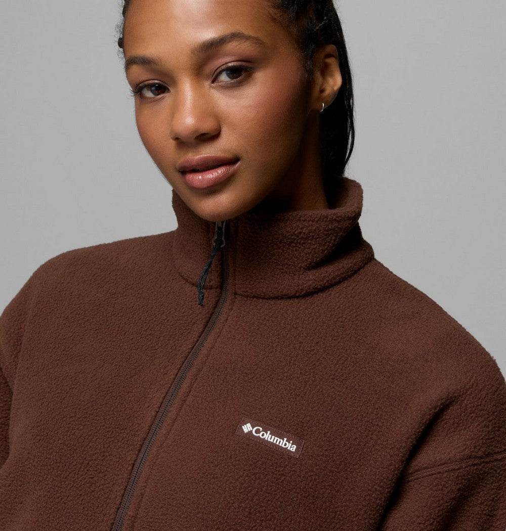 Women's Full-Zip Fleece Jacket - Tobacco