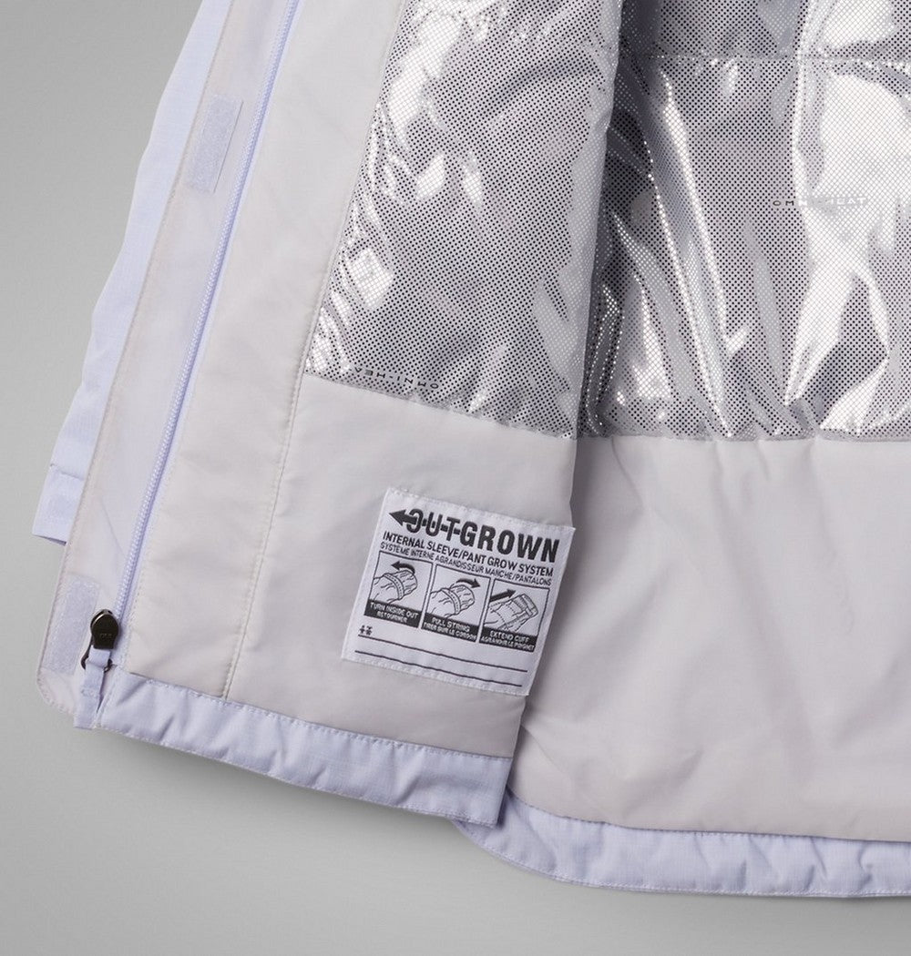 Girls' Long Insulated Parka - White