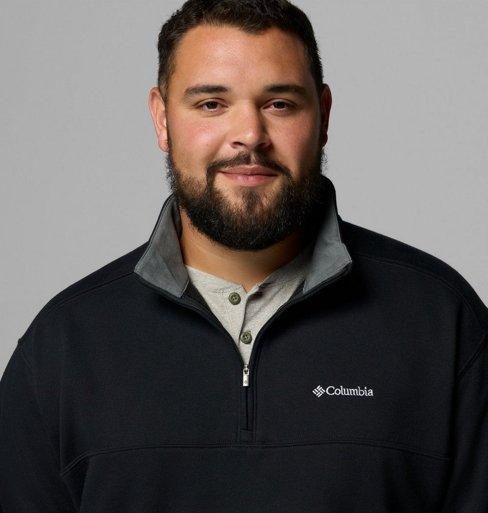 Men's Big Half-Zip Fleece Pullover - Blue