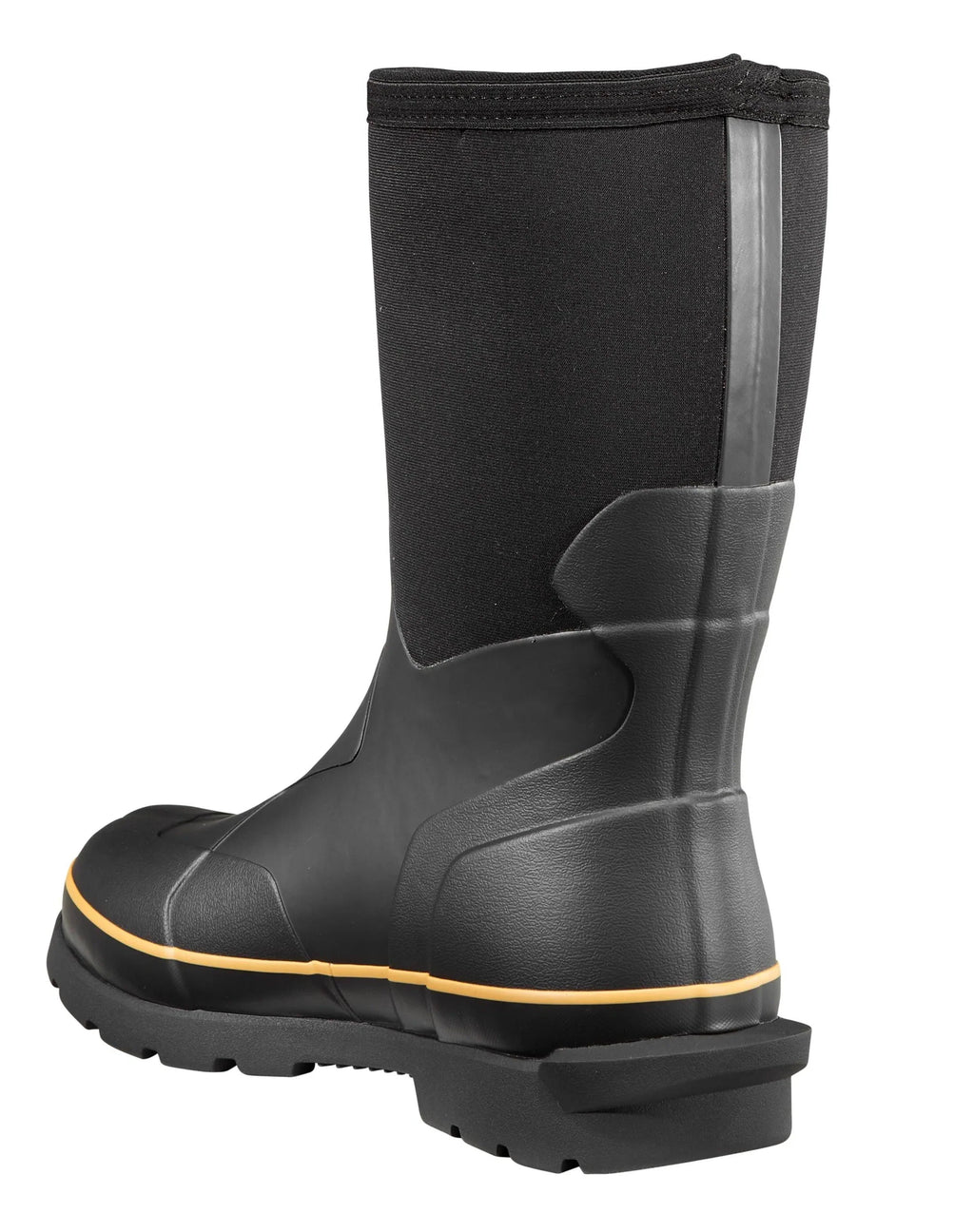 10-Inch Waterproof Rubber Work Boot - Black