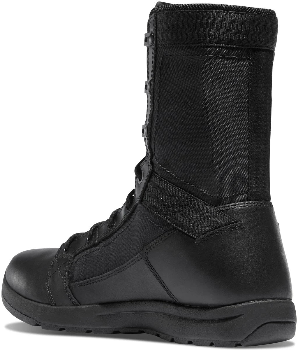Men's 8-Inch Polishable Military Boot - Black