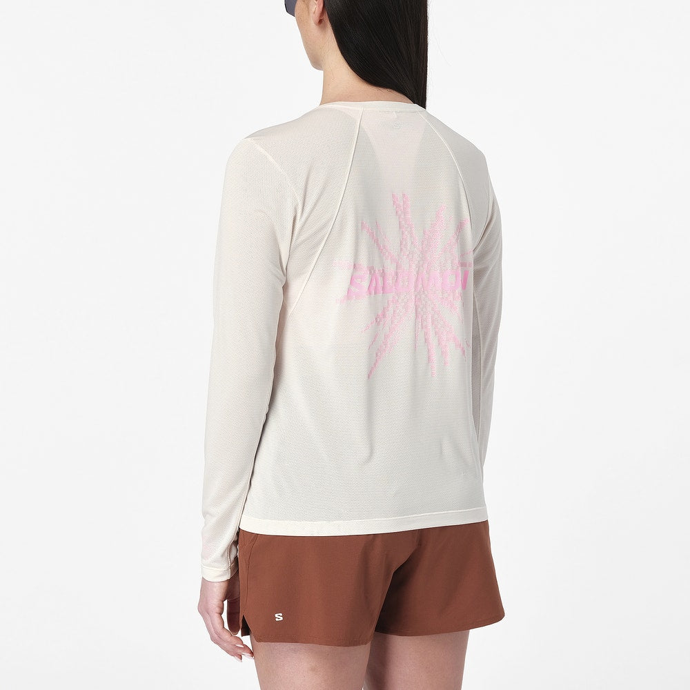 Women's Graphic Long Sleeve Running Shirt