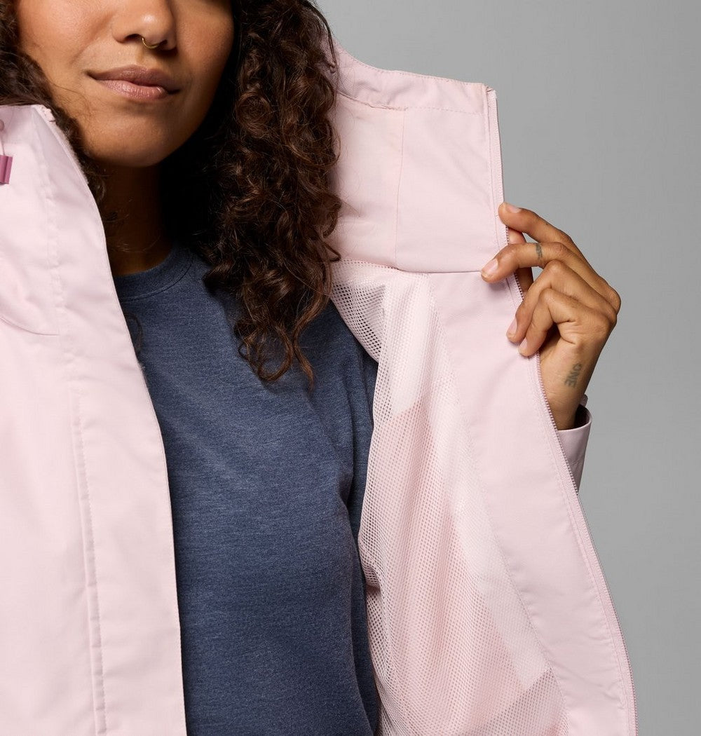 Women's Waterproof Rain Jacket - Coral