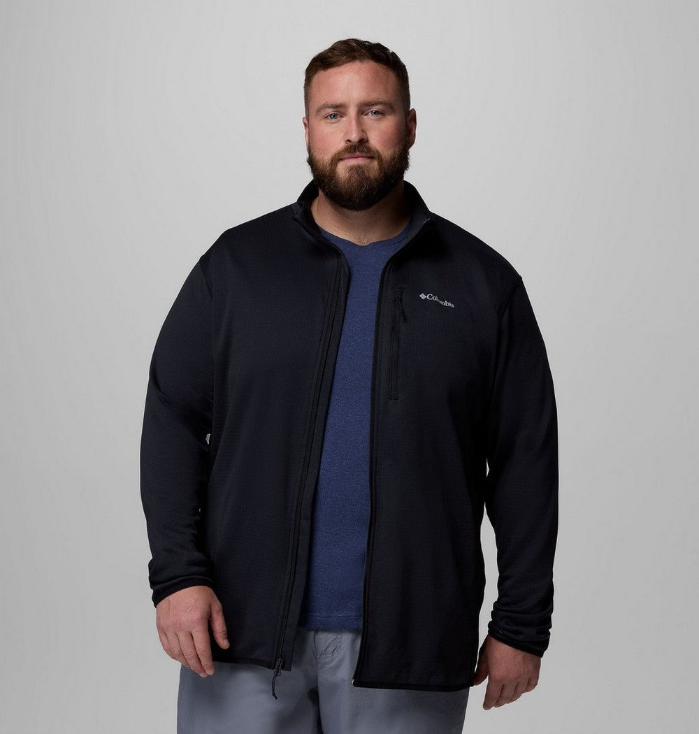 Men's Big Grid Fleece Full-Zip Jacket - Green