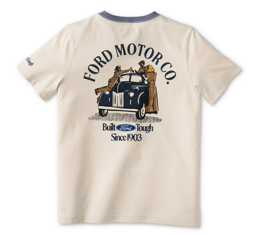 Women's Pocket Graphic T-Shirt - Cream
