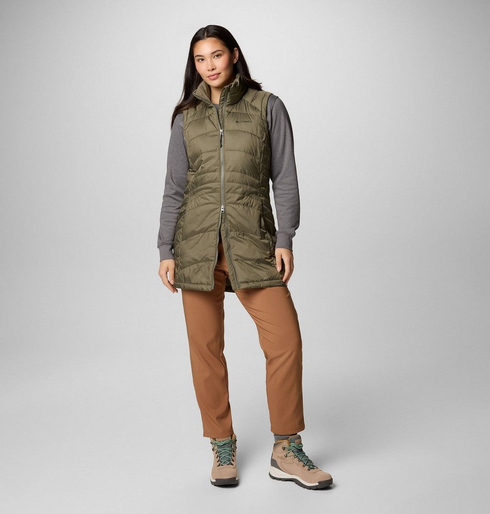 Women's Long Insulated Vest - Sage