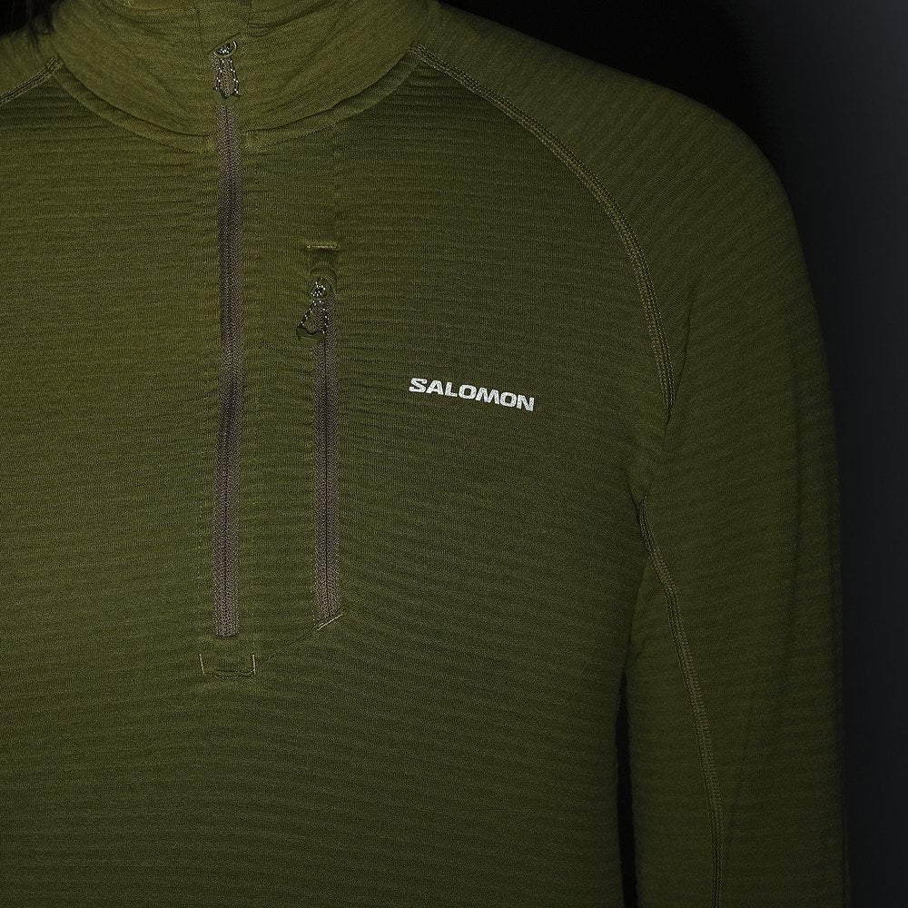 Women's Half-Zip Fleece Midlayer - Cardamom