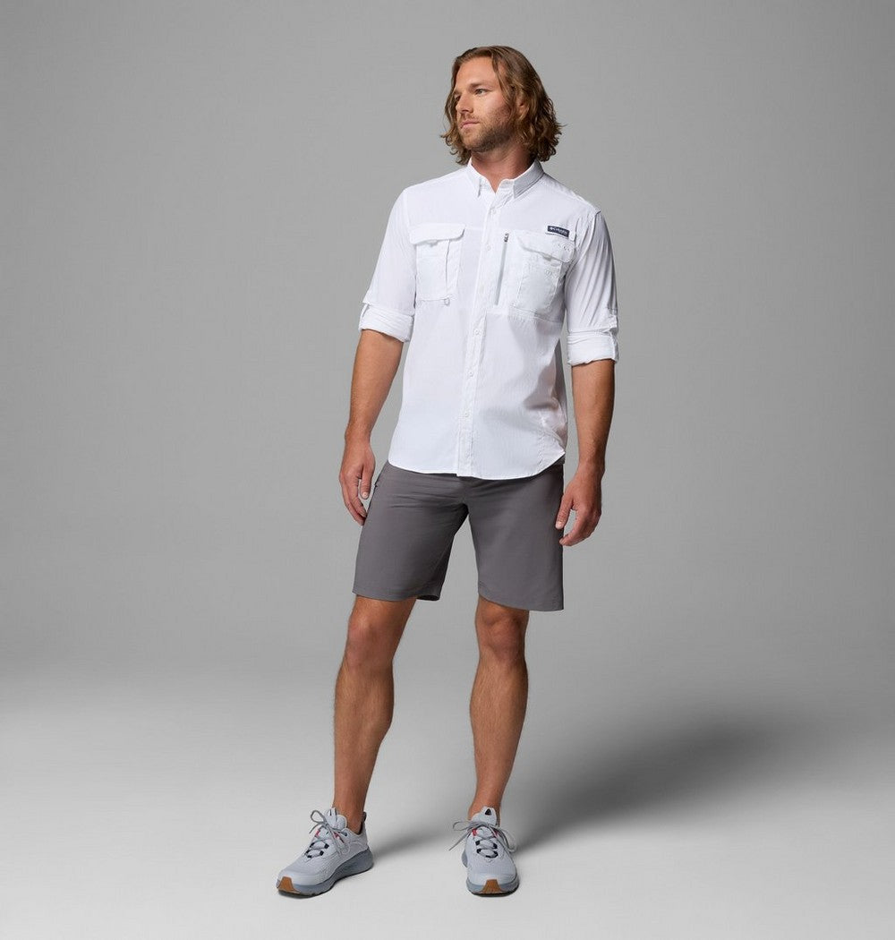 Men's UPF 50 Fishing Button-Up Shirt - Navy