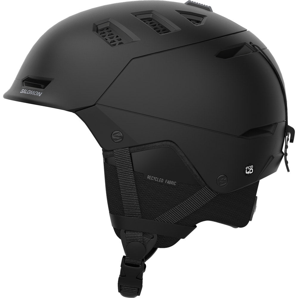 Unisex Ski And Snowboard Helmet - Black