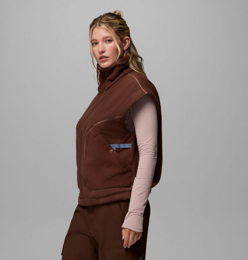 Women's Relaxed Fleece Vest - Blue