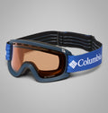 Small Ski Goggles With Amber Lens - White