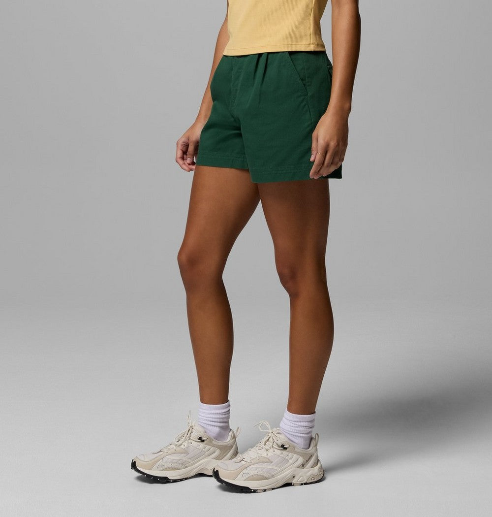 Women's High-Rise Stretch Twill Shorts - Beige