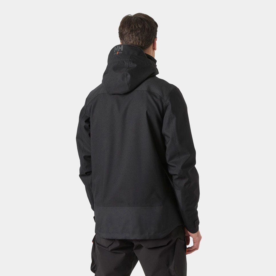 Waterproof Stretch Shell Work Jacket - Black