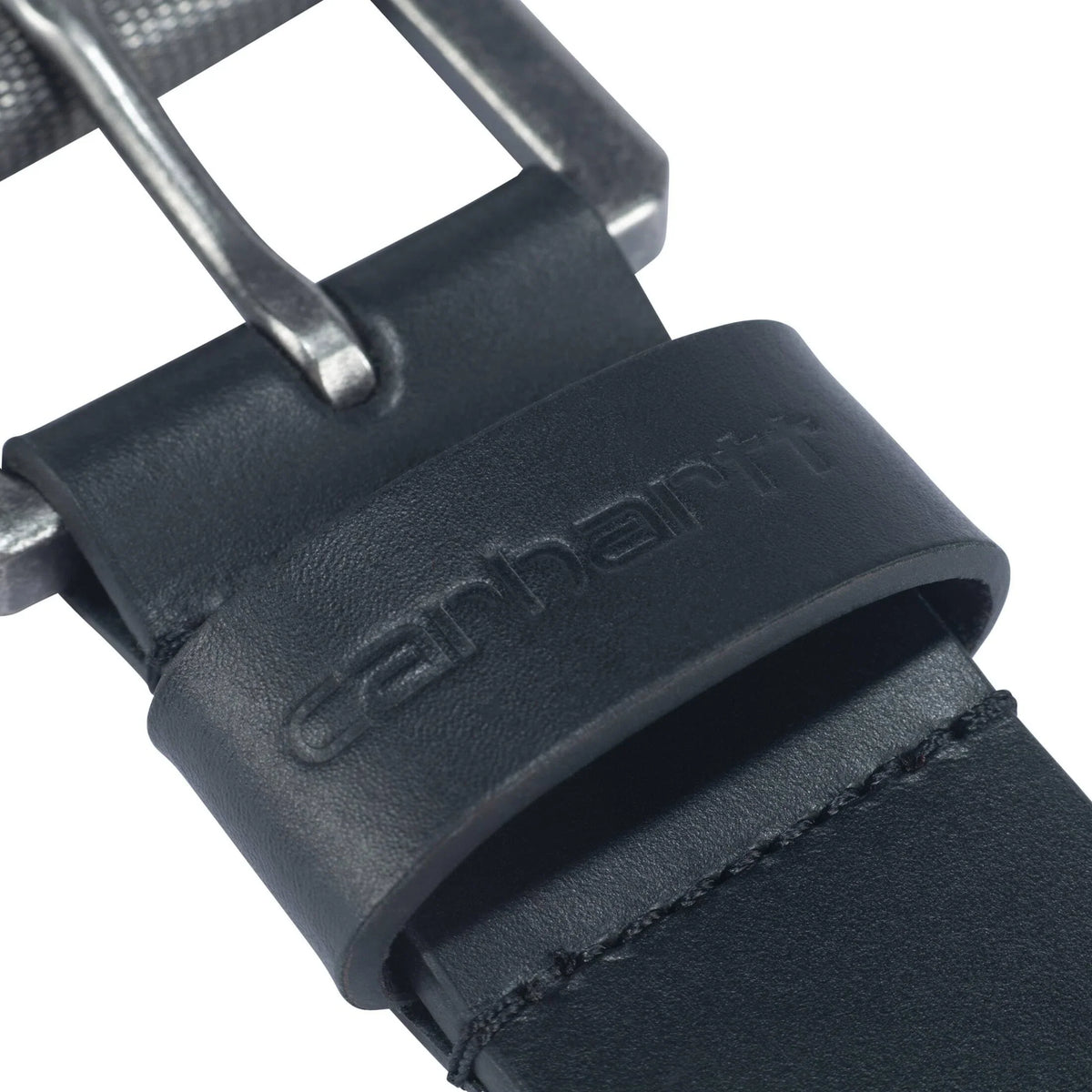 Men's Roller Buckle Leather Belt - Black