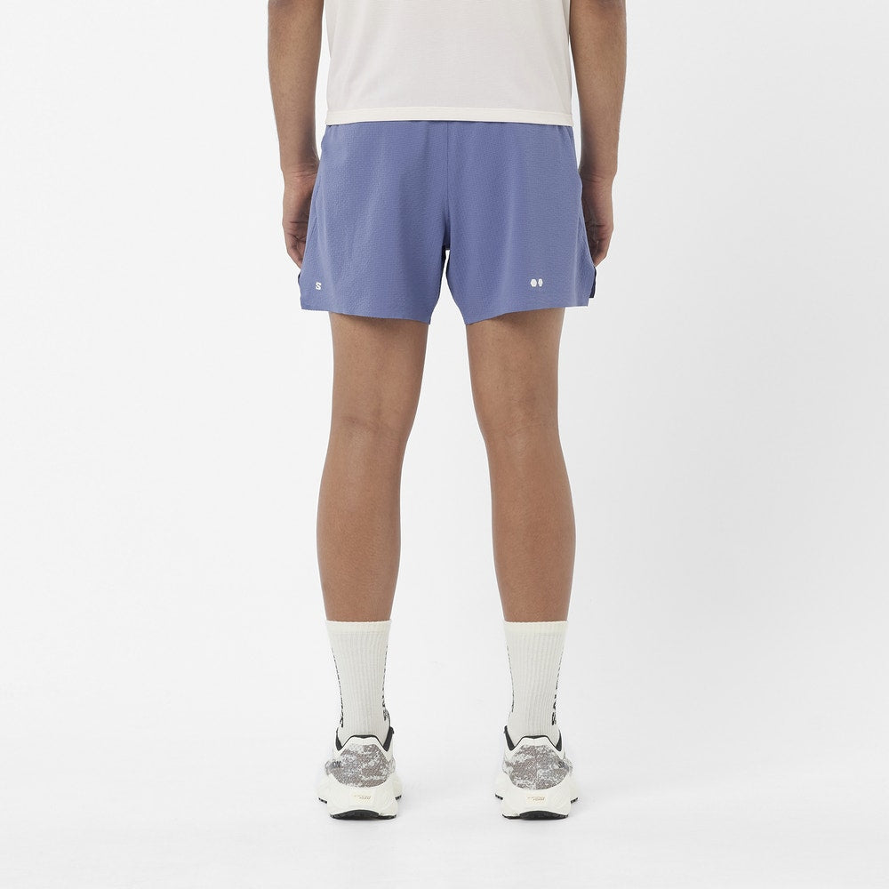 Men's 5-Inch Running Shorts - Brown