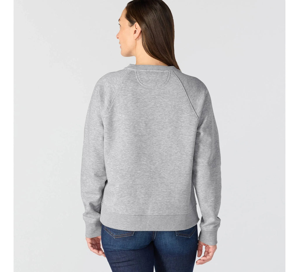 Women's Fleece Crewneck Sweatshirt - Eggshell