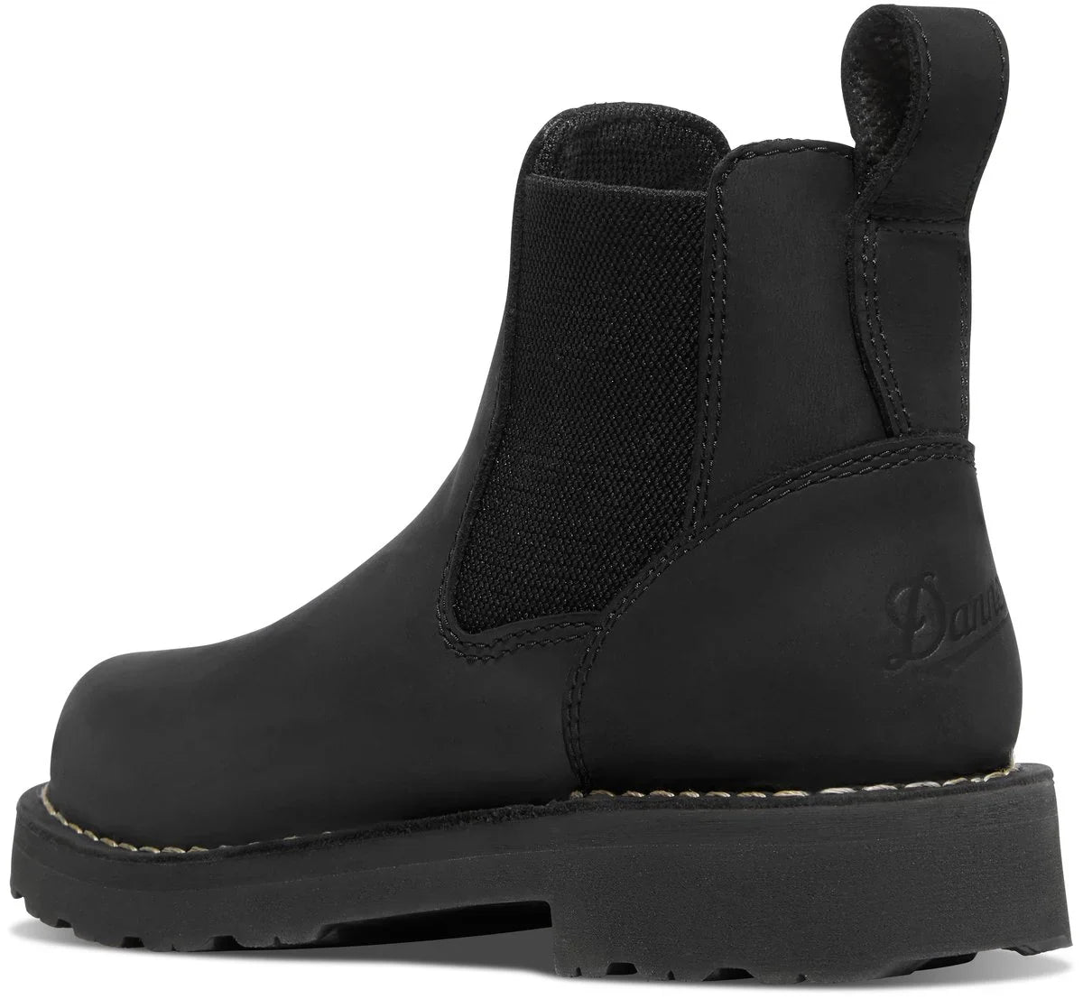 Women's 5-Inch Leather Work Chelsea Boot - Black