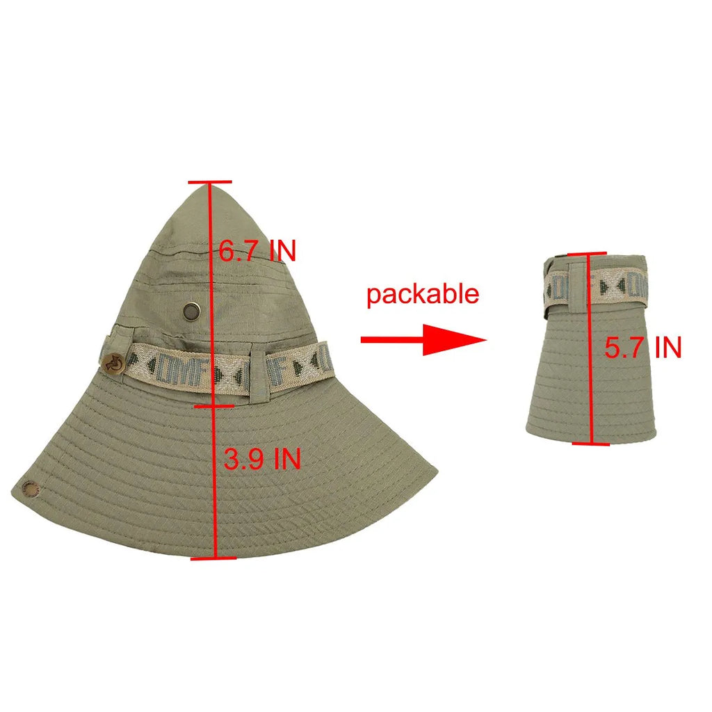 Sun Protection Hat For Fishing, Waterproof And Uv Protection Hat For Summer, Hat For Hunting And Camping
