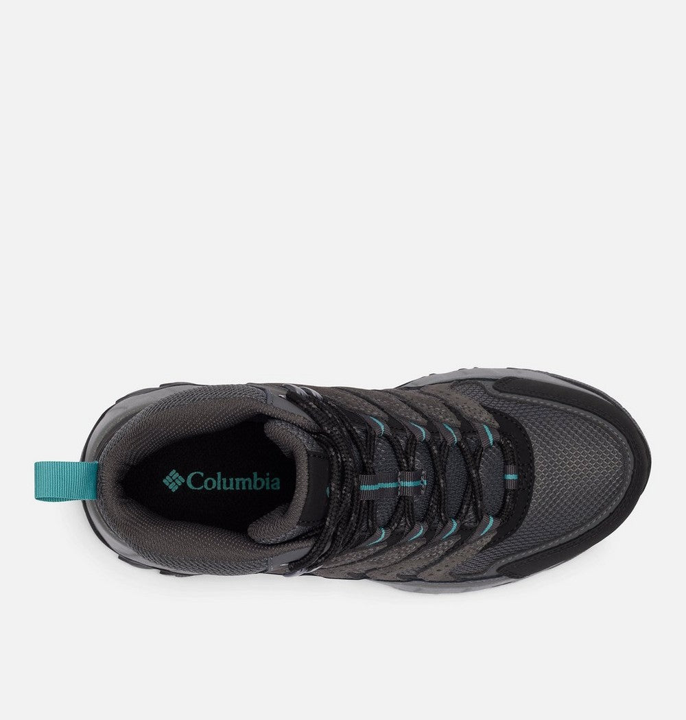 Women's Wide Waterproof Mid Hiking Shoe - Gray