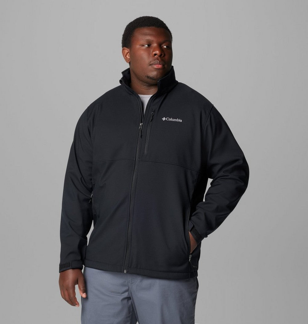 Men's Big Softshell Jacket - Grey