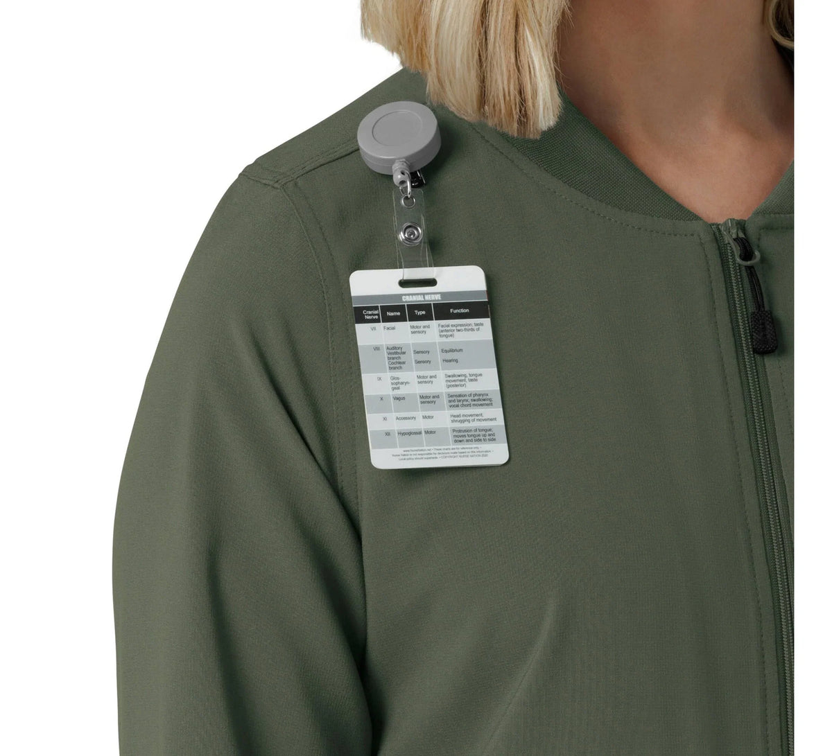 Women's Lightweight Stretch Scrub Jacket - Olive