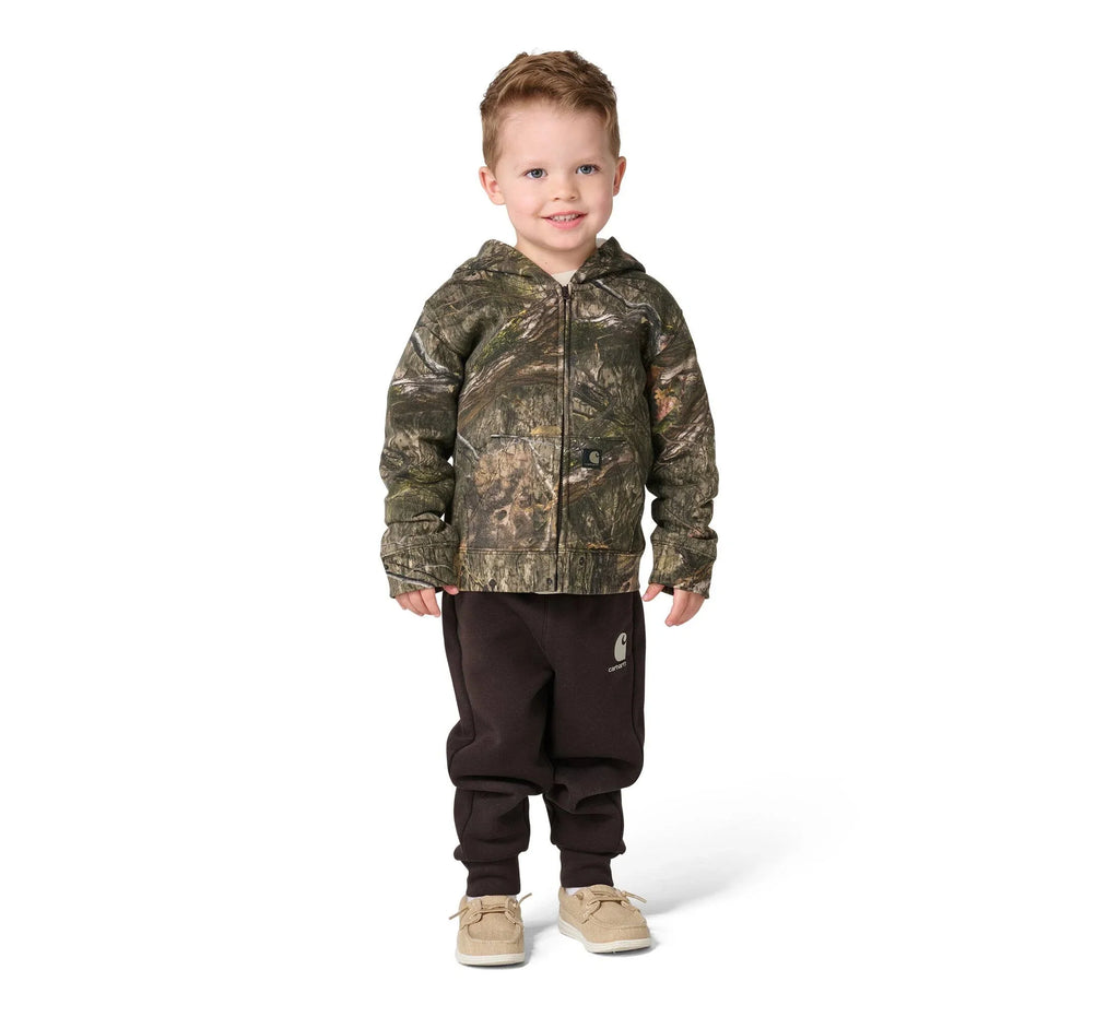 Toddler 3-Piece Camo Jacket, Tee & Pant Set - Brown
