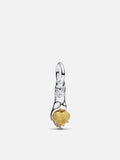 Gold-Plated Hand Motif Dangle Charm