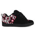 Women's Padded Cupsole Sneakers - Black White Pink
