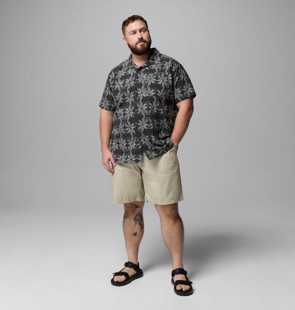 Men's Big Short-Sleeve Printed Camp Shirt