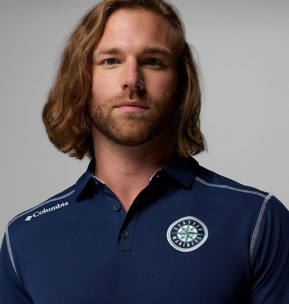 Men's Moisture-Wicking Polo Shirt - Navy