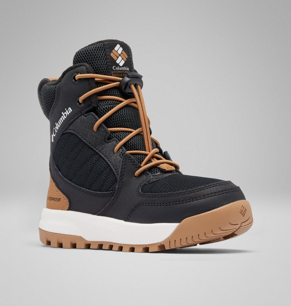 Kids' Insulated Waterproof Winter Boots - Black