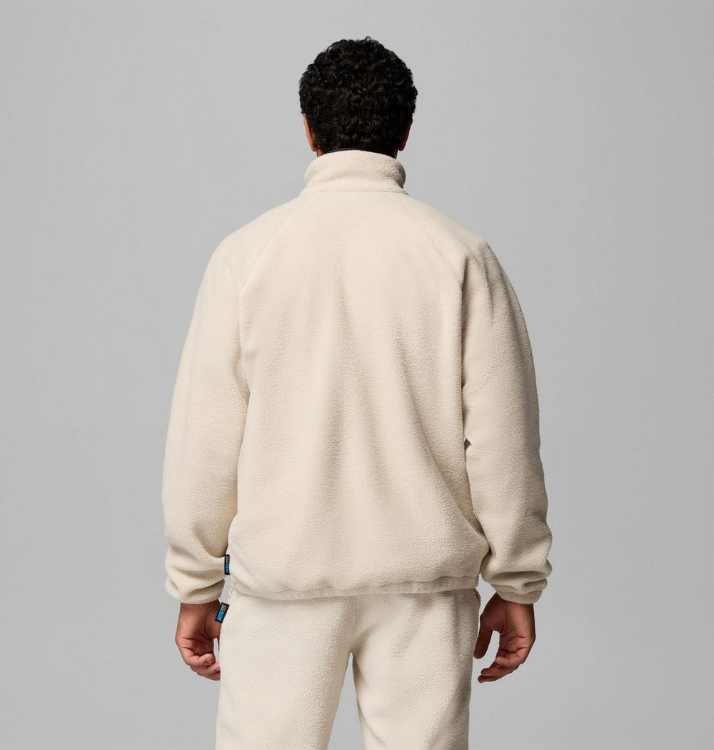 Men's Fleece Half-Zip Pullover - Dark Grey