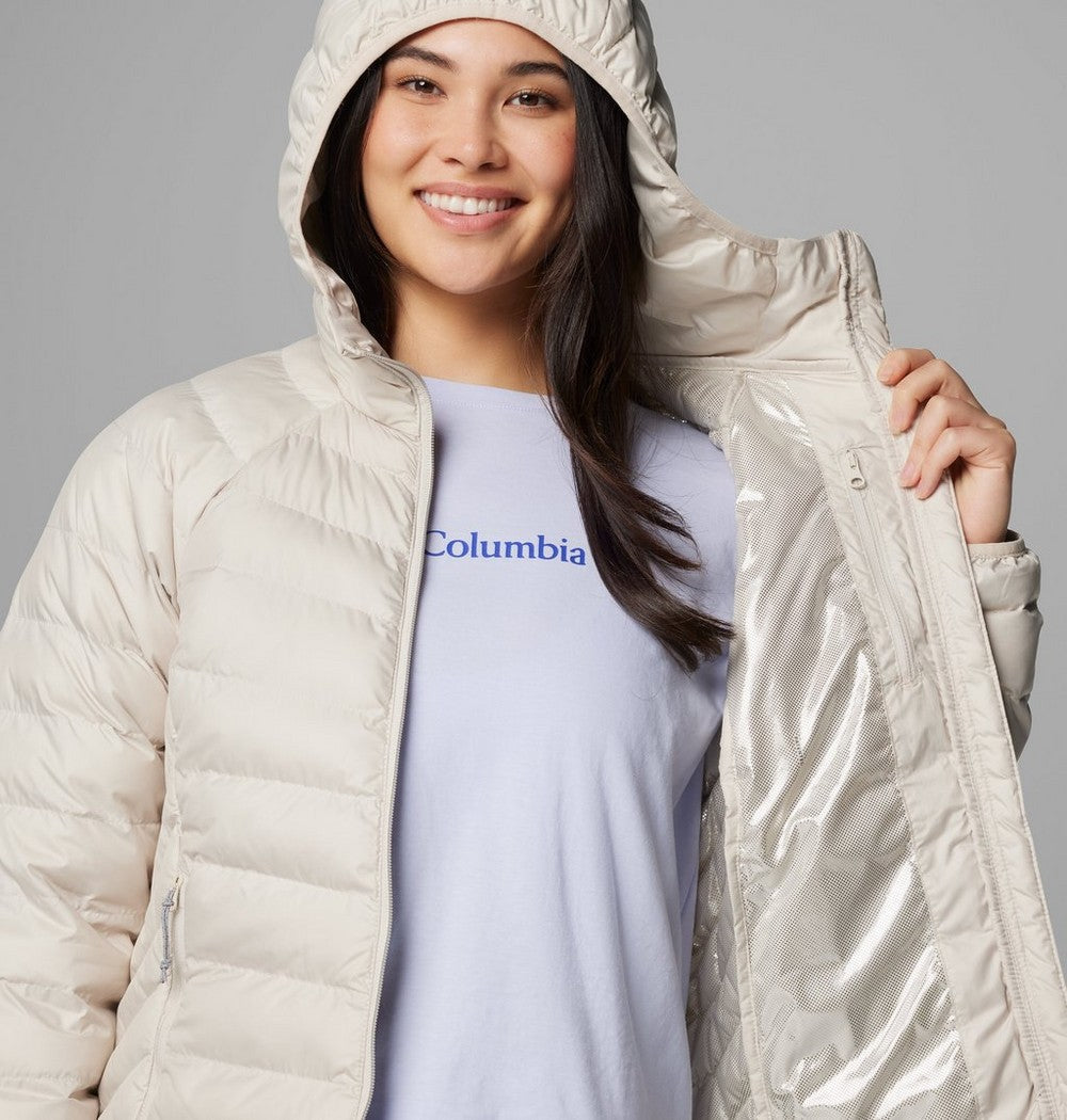 Women's Hooded Puffer Jacket - Navy
