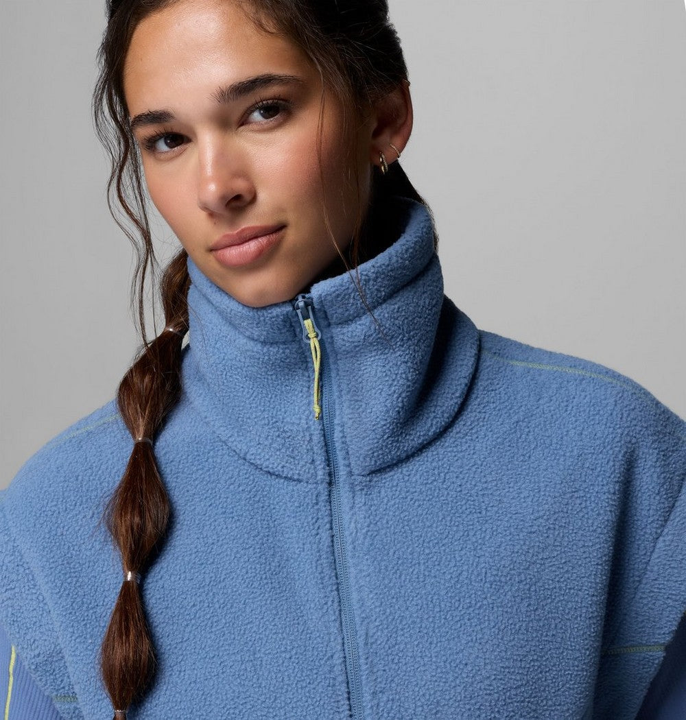 Women's Relaxed Fleece Vest - Blue