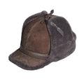 Alaska Winter Genuine Leather Trapper Bomber Hat