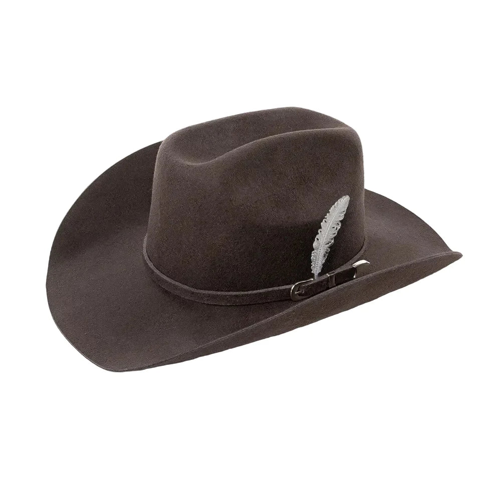 Albuquerque Wool Feather Western Cowboy Hat