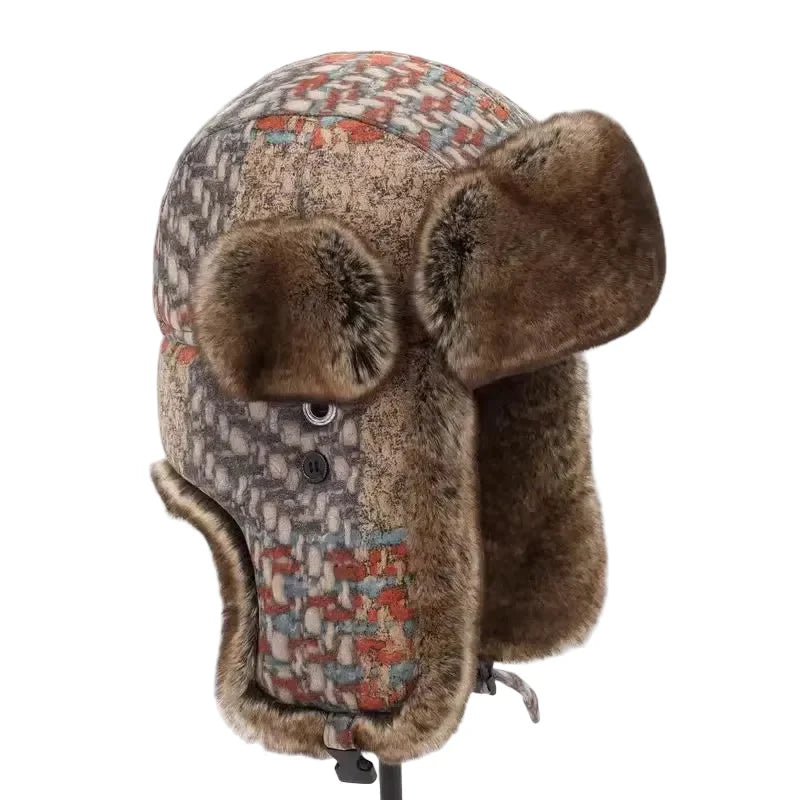 Atlas Winter Fur Trapper Bomber Hat