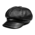Aviñon Genuine Leather Newsboy Cap