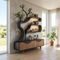 Biophilic Tree Bookshelf & Storage Credenza