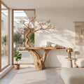 Botanical Live-Edge Timber Console Table