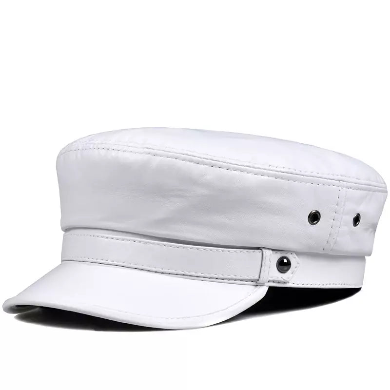 Bouillon Genuine Leather Sailor Cap