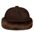 Bozeman Winter Genuine Leather Fur Docker Cap